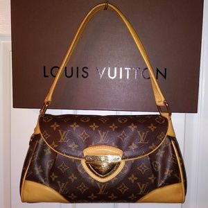 LOUIS VUITTON Monogram Beverly MM "EUC"